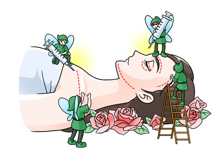 Vector - Lookism, appearance-oriented society concept cartoon illustrationのイラスト素材