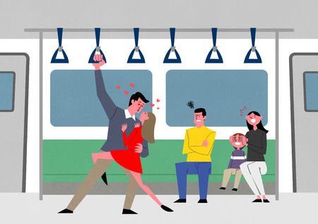 bad feeling or pain things a part of the modern society detailed set vector illustration.のイラスト素材