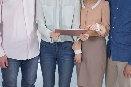 Hands of business people concept photo, Pictures of business people hands in office 208の写真素材
