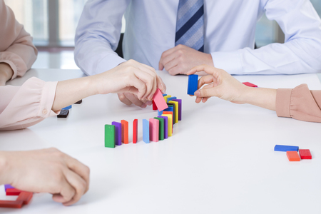 Hands of business people concept photo, Pictures of business people hands in office 161の写真素材