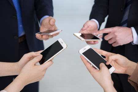 Hands of business people concept photo, Pictures of business people hands in office 123の写真素材