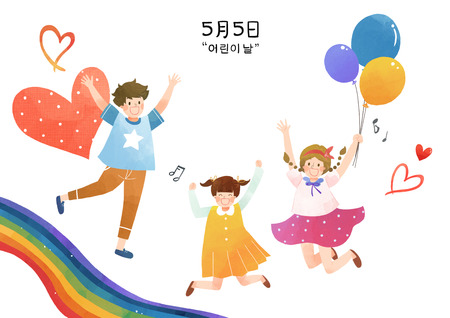illustration for Korean national holidayの写真素材