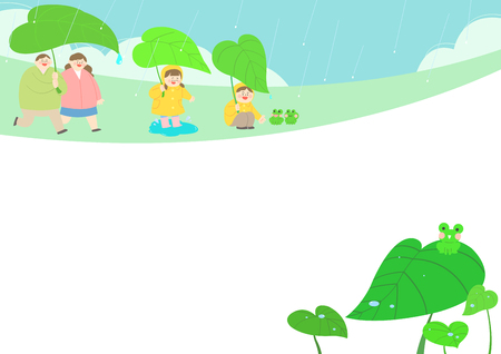 Vector - Welcome spring. Enjoy spring time illustration 003の写真素材