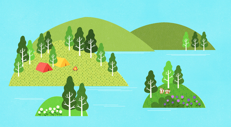 Vector - scenes in spring.の写真素材