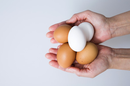 Close up of an eggs object concept photo. group or crack of eggs.