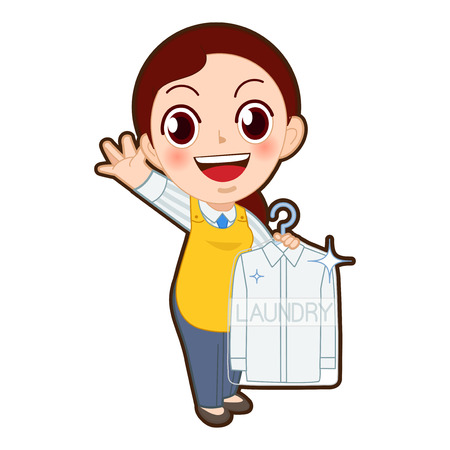 Set of professions cartoon characters detailed isolated on white background vector illustration 001のイラスト素材