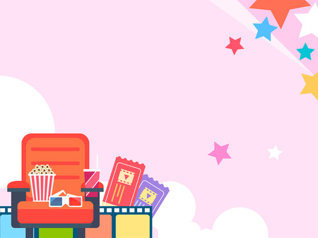 Korean ornament for blank template. banner, greeting card design vector illustration 040のイラスト素材