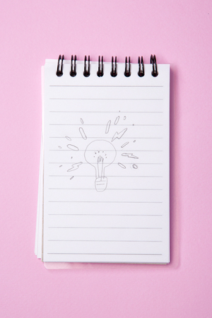 Light bulb glowing as Business idea concept with concept creative thinking and innovative solutions. 192の写真素材