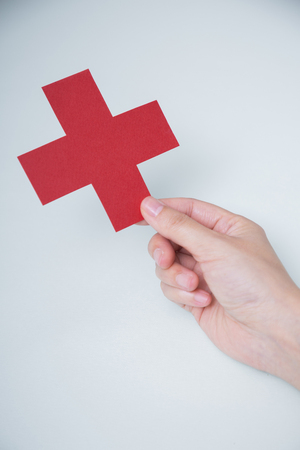 Hand motion of medical staff with medical instruments photo.の写真素材