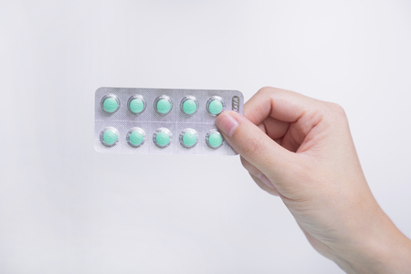 Hand motion of medical staff with medical instruments photo.の写真素材