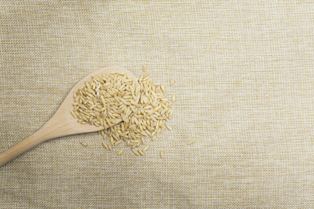 Healthy ingredients concept, lots of grains close-up isolated photoの写真素材