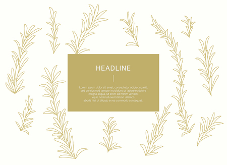 Hand drawn plants. Vector illustration.のイラスト素材