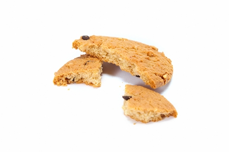 Handmade Chocolate Chip and Peanut Cookieの写真素材
