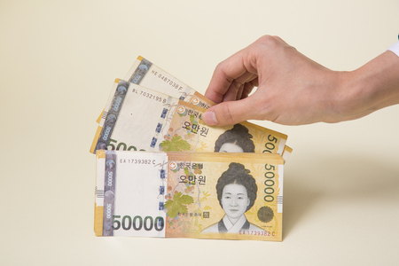 Household budget concept, home budget planning expenses and target money saving props photo 139の写真素材