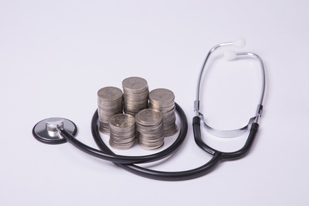 Household budget concept, home budget planning expenses and target money saving props photo 271の写真素材