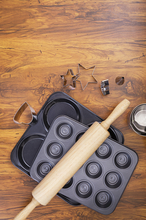 Homemade pastry for Bakery concept, baking in the kitchenの写真素材