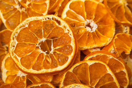 Collections of fresh Tangerines. tangerine slices, juice with leaves. Fruit composition.の写真素材