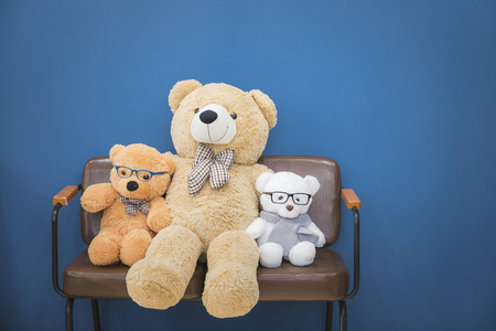 Teddy bear's daily routine 040の写真素材