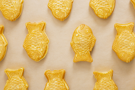 Korean people enjoy to eat various snack in winter time. Popular winter snack foods is hoppang, fish cake and so on.の写真素材