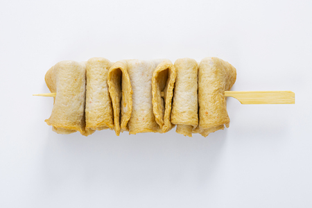 Korean  enjoy  eat various snack in  time. Popular  snack foods is hoppang, fish cake and so on.の写真素材