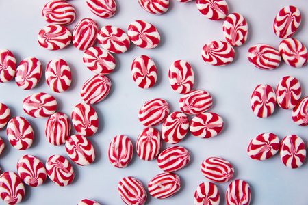 Sweet love, Valentine's day. Heart shaped candy, chocolate, macaroons and rose.の写真素材