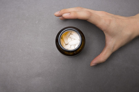 Medicine, health care both mentally and physically as medical conceptの写真素材