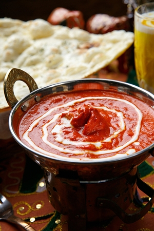 curry with cream sauceの写真素材