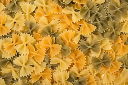 Close up of various pastaの写真素材
