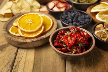Various dried fruits, healthy lifestyleの写真素材