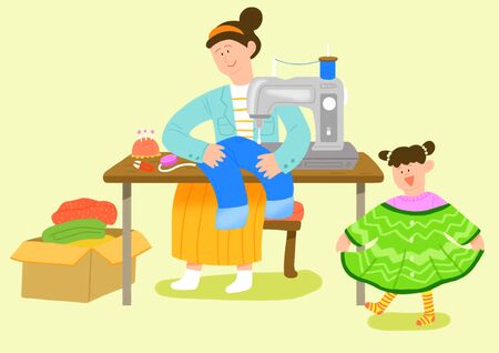 Eco life illustration, practice energy saving and recycling for earthの写真素材