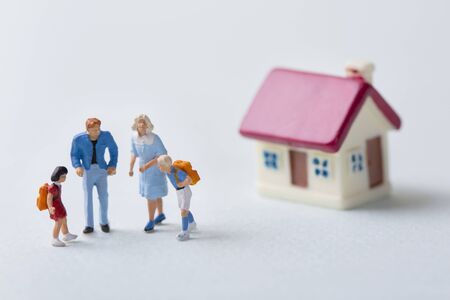Concept for home and family objectsの写真素材