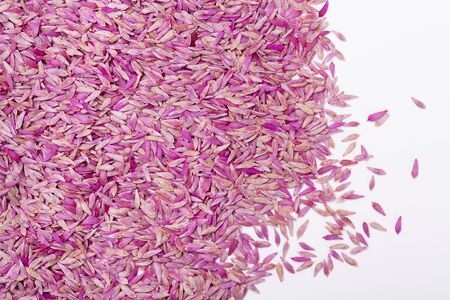 collection of healthy superfood, close up of various seedsの写真素材