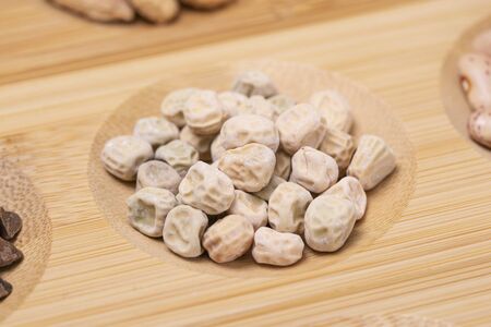 collection of healthy superfood, close up of various seeds 056