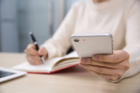 Business, people and cooperation concept, hands businessの写真素材