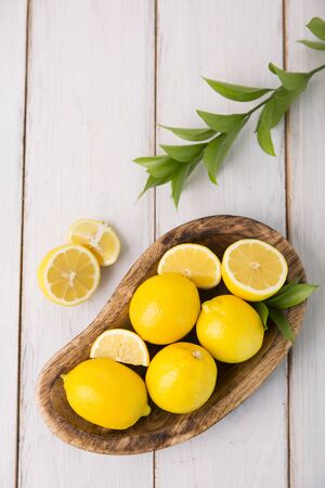 Fresh citrus fruit lemonの写真素材