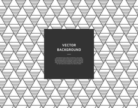 Black and white geometric pattern  illustration.のイラスト素材