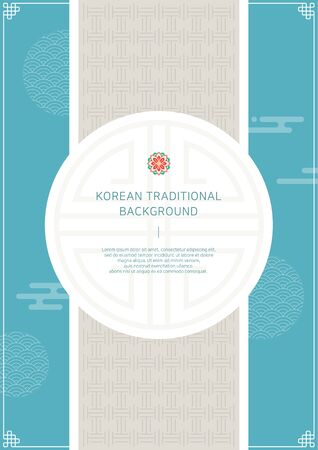Korean traditional concept vector illustration.のイラスト素材