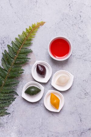 Concept of Korean traditional dessertの写真素材