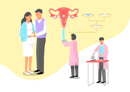 Medical science concept, health care and examination for various diseases illustration 006のイラスト素材