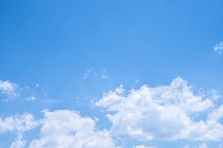 Cloud background, beautiful blue sky with white clouds 103