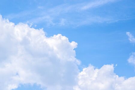 Cloud background, beautiful blue sky with white clouds 106