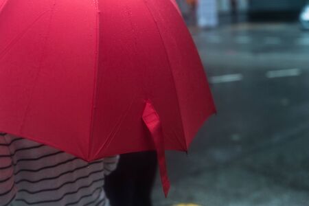 Rainy day, street scenery of Seoul, South Korea 062の写真素材