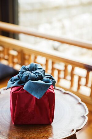 Traditional Korean style architecture, Hanok Village landscapeの写真素材