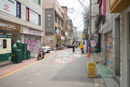 Street scenery of Seoul, South Korea 138のeditorial素材
