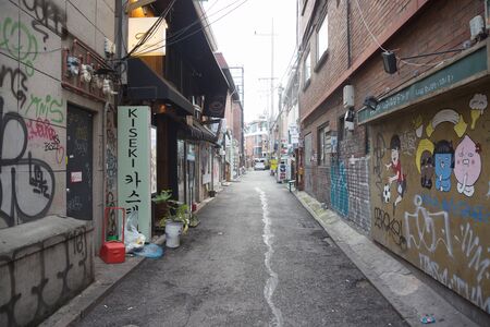 Street scenery of Seoul, South Korea 146のeditorial素材