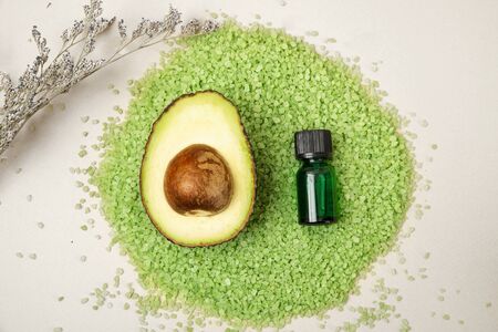 Natural organic concept, Natural haelth and skin care products- pomegranate, lemon, mango and avocado 280の写真素材