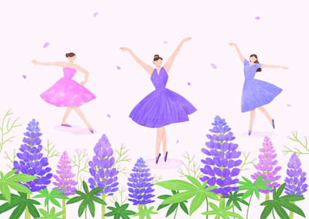Beautiful flowers background. Lovely floral design element illustration 022の写真素材