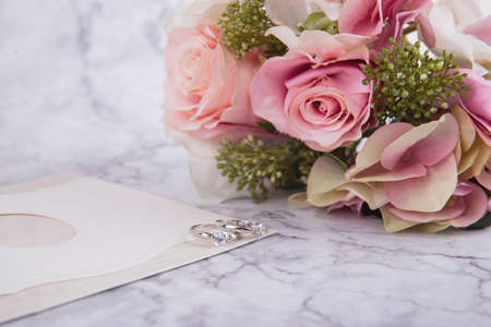 Lovers' Day concept, romantic couple event objects 103の写真素材