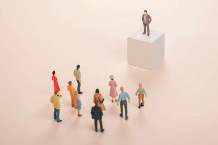 Voting and Election concept, voting paper in the ballot box 102の写真素材