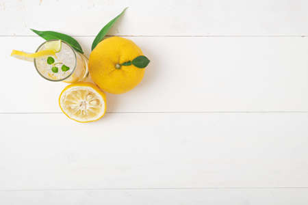 fresh fruit concept. close up of lemons and citrons 179の写真素材